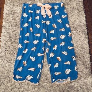 Jeni bulldog pj crop pants